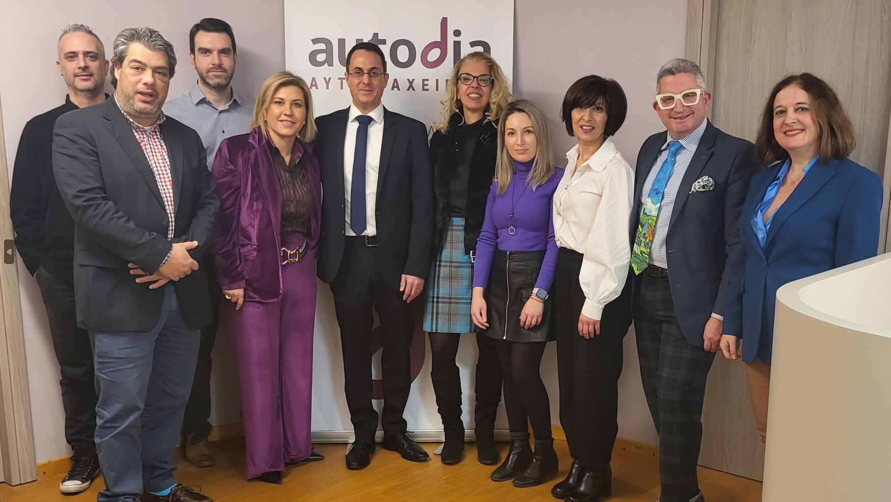 Visit of Gadi Oron, CISAC Director General, to AUTODIA's offices